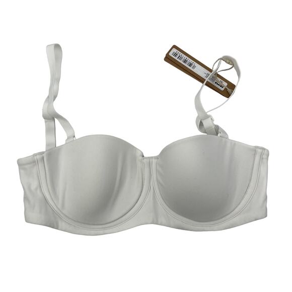 SKIMS Fits Everybody Strapless Bra Marble Underwire Multi-Way Straps 30A NEW - Picture 1 of 4